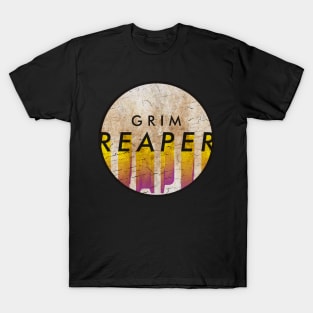 Grim Reaper - VINTAGE YELLOW CIRCLE T-Shirt